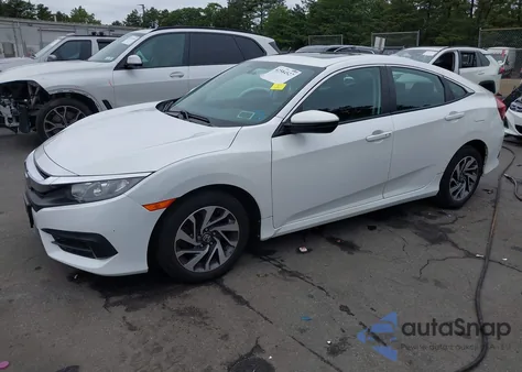 2017 Honda Civic Ex from USA, damaged, VIN 19XFC2F7XHE222937